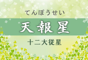 天報星の意味や適職や運勢(初年期・中年期・晩年期)と2つ以上ある場合と天報星中殺を完全紹介