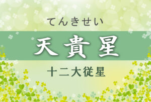 天貴星の意味や適職や運勢(初年期・中年期・晩年期)と2つ以上ある場合と天貴星中殺を完全紹介