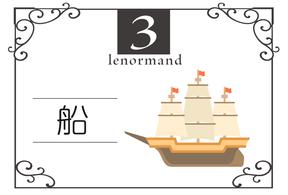 ルノルマンカード3番・船の意味は「移動、変化、旅立ち」・キーワードや組み合わせ（コンビネーションリーディング）まで完全紹介【中立】