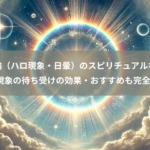 太陽に虹の輪（ハロ現象・日暈）のスピリチュアルな意味とは？ハロ現象の待ち受けの効果・おすすめも完全紹介！