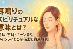 耳鳴りのスピリチュアルな意味とは？右耳・左耳・キーン音やツインレイとの関係まで徹底解説！