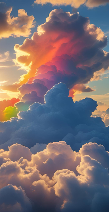 彩雲の待ち受け画像②願いが叶う