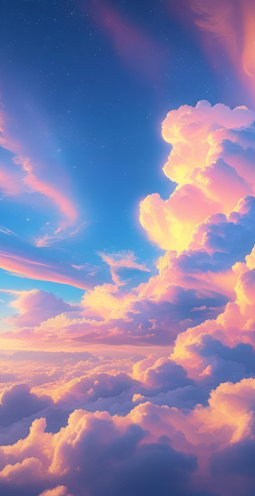 彩雲の待ち受け画像①全体的な運気が上がる